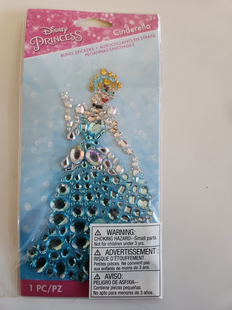 Disney Cinderella Bling scrapbooking stickers