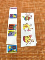 VINTAGE EASTER STICKER LOT BUNNY DUCK EGGS BASKET CHICKS MIX OF BRANDS