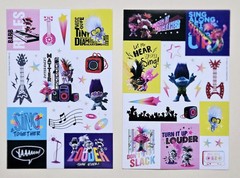 Trolls. DreamWorks. Sticker sheets. Set Of 2.