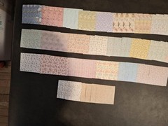 100pc Vintage Scrapbooking JJ Craft Papers Nice Floral Pack 3 1/4 X 3 1/4 In