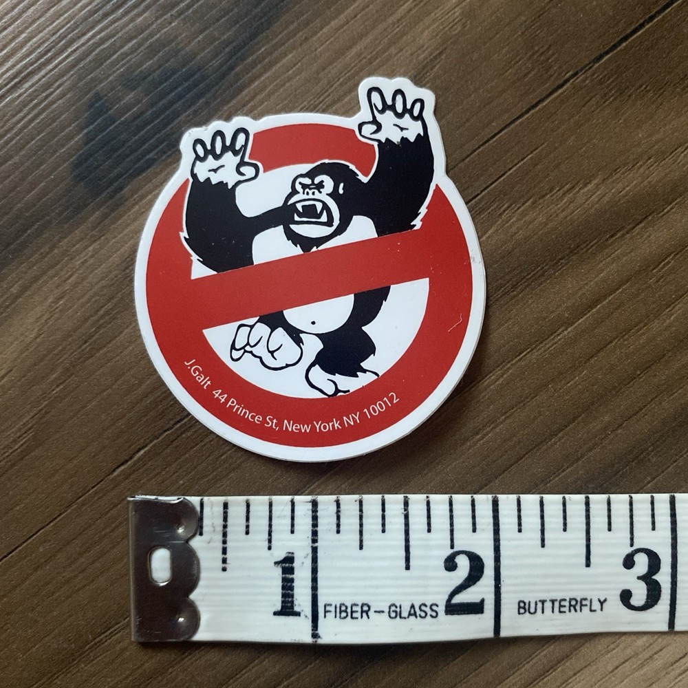 Crossed Out Gorilla Brandy Melville Sticker