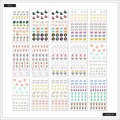 NEW Happy Planner Sticker Book – Essential Icons 1466 Pieces ☕️🫖🧋🎶🕶️🎂🦋🪴
