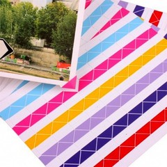 Scrapbook Photo Corner Sticker Set Assorted Colors Lightweight and Practical