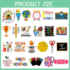 100 Pcs Back to School Stickers for Scrapbooks, Laptops, Water Bottles, DIY Craf