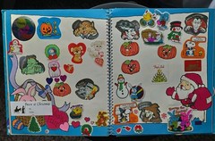 Vintage 1983 Imperial Sticker Album LOADED 150+ Stickers Snoopy Hello Kitty CPK