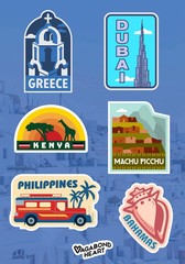MINI Travel Stickers – 65 Locations!