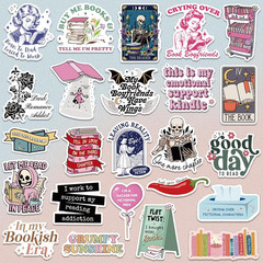 150 Pcs Holographic Romance Book Stickers Waterproof Vinyl for Kindle & Laptop