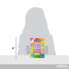 Just My Style® 1500 Sticker Book by Horizon Group USA, Fun Craft Stickers, Cute