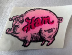 Vintage RARE 3M pig ham scratch n sniff sticker