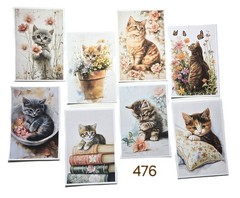 Kitten Journal Cards Set of 8
