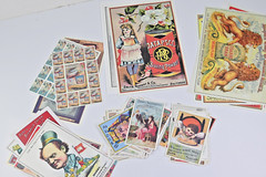 Scrap Victorian Advertising 50 Piece Craft Paper Scrapbooking Vintage Material