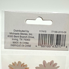 Recollections 3D Colorful Daisies FLOWERS Garden Wedding Scrapbook Stickers
