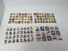 40 Sheets Of Vintage Highlights Magazine for Children Holiday Stickers Unused