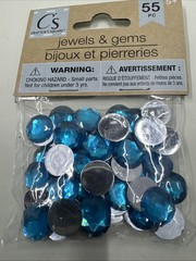 CRAFTER’S SQUARE Jewels & Gems Blue Circle SHAPE