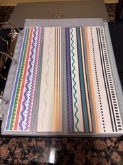 Creative Memories binder with dividers, protectors, stickers, & more!