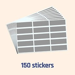 Scratch Off Stickers Labels Rectangle Pack