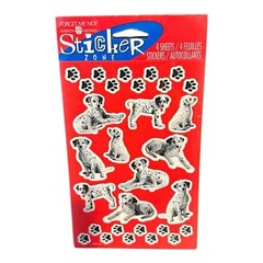 New vintage forget me not American Greetings dalmatian stickers sealed 4 sheets