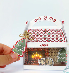 Trinity Stamps Treat Box and Gingerbread House Add-On Bundle of 2 Dies
