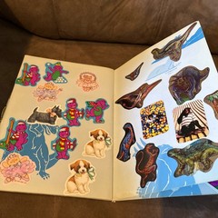 3 Vintage 1990’s Sticker Books Filled With Stickers – Trolls, Sanrio
