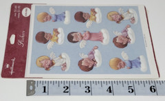 vintage Mary’s Angels Stickers Hallmark 4 sheets Mary Hamilton NOS