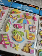 Sticker Lot – Scrapbooking 3D Stickers – Pirates Kids Hearts Summer Swim + #166