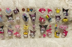 Retro Vintage Kuromi Hello Kitty Melody Stickers Sheet Set (100 Stickers)