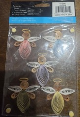 Provo Craft Third Dimension Stand-Outs Angels x5 Stickers Scrapbook Crafts