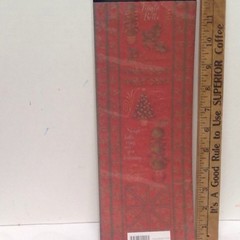 Christmas Embossed 12″ Holly Borders Premium SCRAPBOOK Stickers by K & Company
