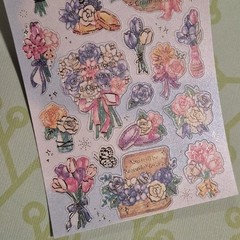 Cottagecore Floral Flowers Bunny Spring Sticker stickii club Bundle Lot journal