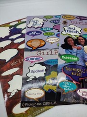 Caption Stickers Photo Fun Girl Power Crafts Stickers 3 Sheets