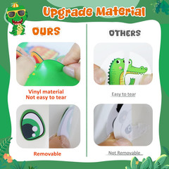 Stickers for Kids – 48 Sheets 8.6″ X 5.8″ Party Favors Animal Make a Face Sticke