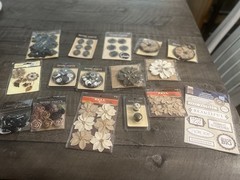 Large Lot Bundle Spare Parts By Paper Studio Scrapbooking Supplies + More New!