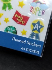 Hello Hobby Multicolor Teacher Reward Themed Stickers, 44 Count