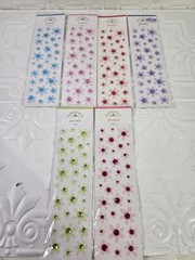 Lot Of 6 Crafts Doodlebug Mini Jewels Repeats Assorted Sizes Gems Bling Lily New