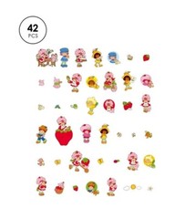 Strawberry Shortcake And Friends Stickers 42 Pieces Per Pack