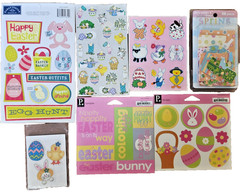 Huge Vintage 90s Scrapbook Embellishments Spring Easter Jolee’s Sticko Sandylion