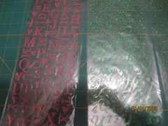 9 New Sheets Creative Touch Stickers- All Alphabets Letters – Assorted Styles