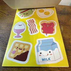 Pen+Gear Vinyl Sticker Book, 14 Sheets with 98 Stickers