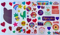1079+ Stickers Toddler Teacher Incentive Inspiration fun shapes party favors