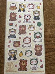 Stickii Club Fruit Bears Stickers Sheet By Paper Milio