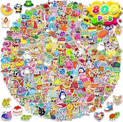 800Pcs Stickers for Kids Water Bottle Vinyl Waterproof Scrapbook Cute Bulk