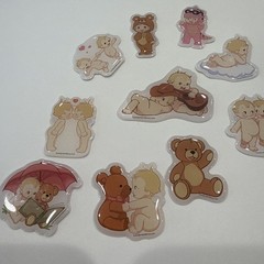 16 Puffy Y2K Brandy Melville Stickers