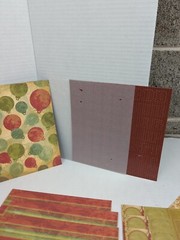 Lot Christmas Scrapbooking Supply Craft Cardstock Letters Backing Tag Red Green