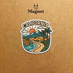 California Magnet | Travel Magnet | Fridge Magnet (CA01)