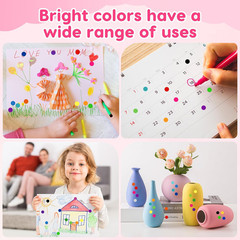 12000 PCS 1/4″ Small round Color Coding Dot Stickers – 20 Neon Colors, Removable