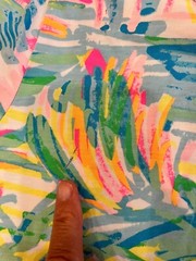 Mixed Lot of Lilly Pulitzer Barbara Gerwit Fabric Cloth Material Upcycle Crafts