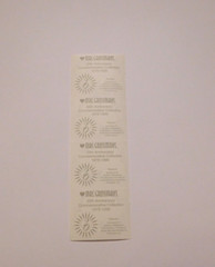 Mrs. Grossman’s Lot of 1 Strip ~Racoon~ 20th Anniversary Stickers RARE HTF