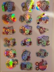 50 Hello Kitty Glitter Stickers
