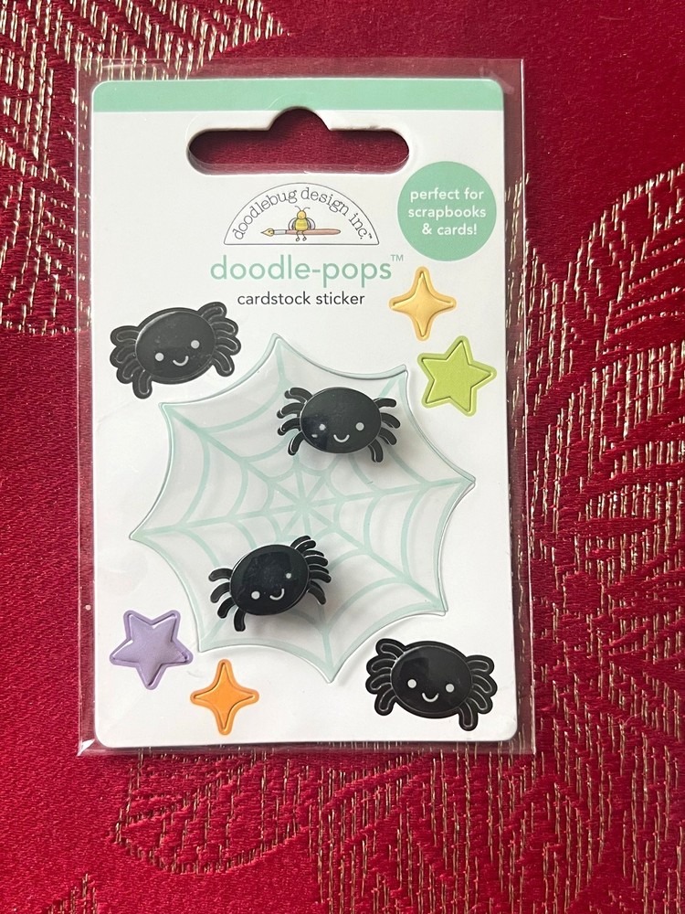 YOU CHOOSE – HALLOWEEN SOOO CUTE DOODLEBUG Doodle-Pops 3D Stickers
