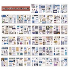 Junk Journal Supplies Precut Washi Stickers Book Stickers Book for1422
